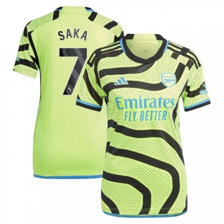 Goedkope Arsenal Saka 7 Dames Uitshirt 2023-24 Goedkope Arsenal Saka 7 Dames Uitshirt 2023-24